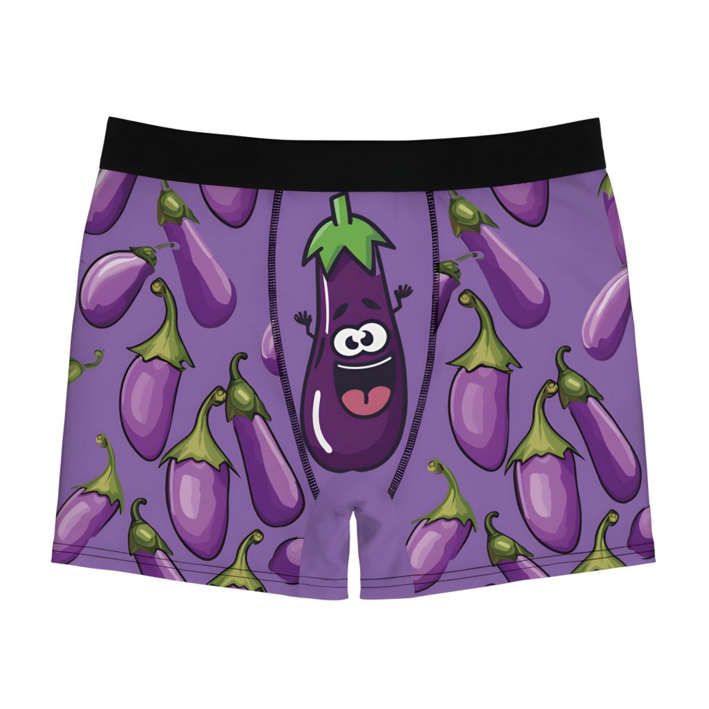 Brinjal Print Boxer